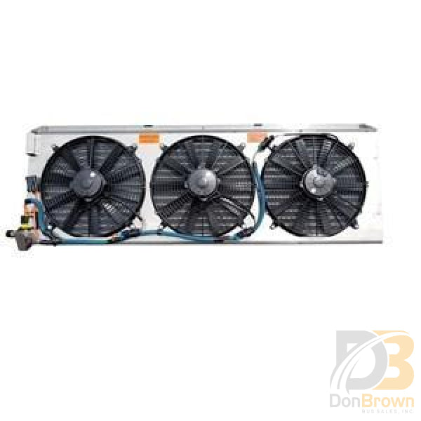 Trans/Air Condenser, SC3, (3) 14" Fans, 12Vdc, Black Alum Screen, Sealed Connector 301387-03