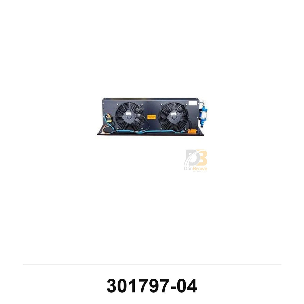 Trans/Air Condenser, SMC2S, (2) 10" Fans, Micro Channel, 12Vdc, Black Screen, Tamw Install 301797-04