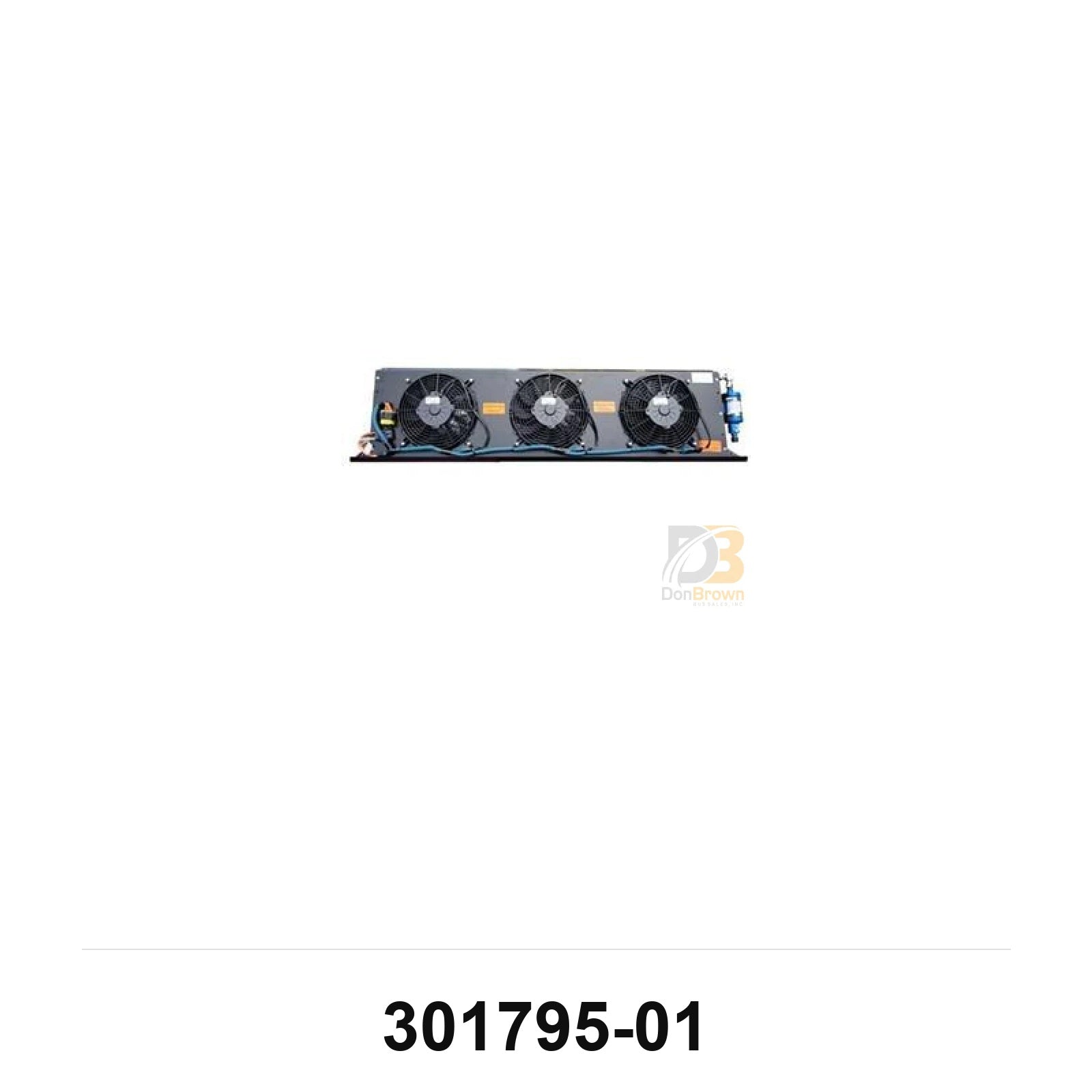 Trans/Air Condenser, SMC3L, (3) 10" Fans, Micro Channel, 12Vdc, Black Screen, Std Install 301795-01