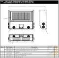 Cover Assy Side Mount White Em-7 Gen Vi Y28-00027-03 Air Conditioning