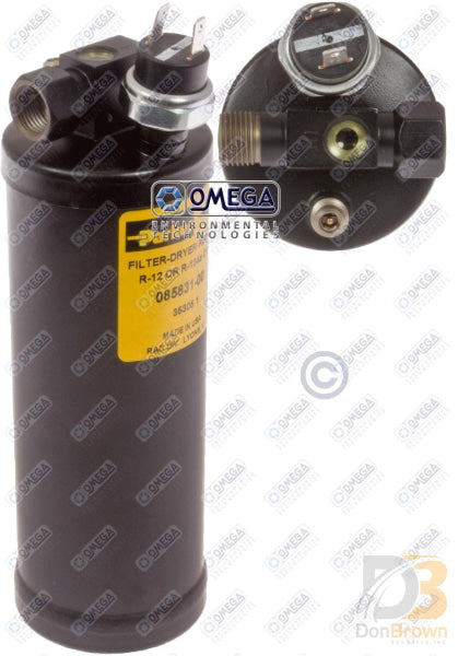 Omega Drier 3/8 MO x 3/8 FO with fp & LP Switch 37-13460