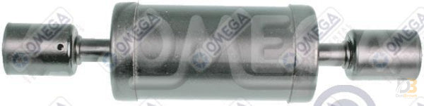 Omega Drier Inline Muffler 2in x 7.25in #8 BL x #8 BL 37-10815-BL
