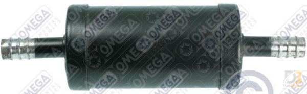 Omega Drier Inline Muffler 2in x 8 Barb 37-10815