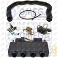 Omega Evaporator Assembly H/c 17in with 4 Flex Hose Outlets Oet 4032 27-40028-HC