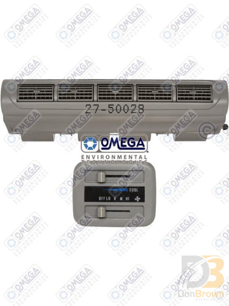 Omega Evaporator Assembly Minibus 5-LVR 12V Oring 22 Pass 4 Way 27-50028