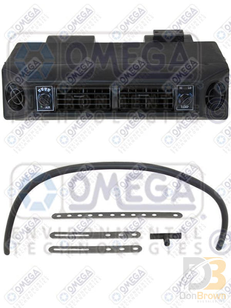 Omega Evaporator Assembly Under Dash 2 Louvers 2 Grilles 12V 27-50027-AM