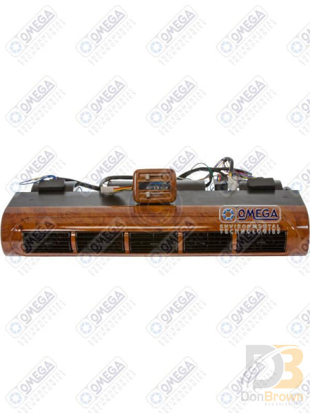 Omega Evaporator Minibus 5 Louvers 22 Pass Coil Walnut Finish 27-41502