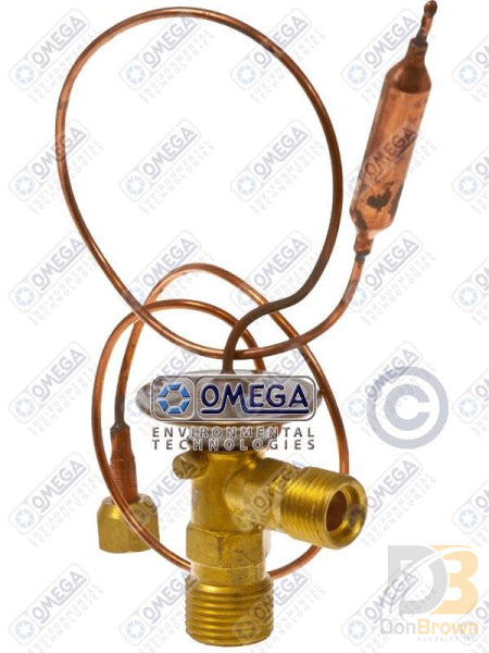 Omega Expansion Valve 3/8 x 1/2MIO with 1/4in For EQ Line 12in 31-10700-AM