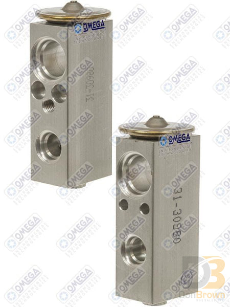 Omega Expansion Valve Block with stud Tube-o R134A Chry 31-30980