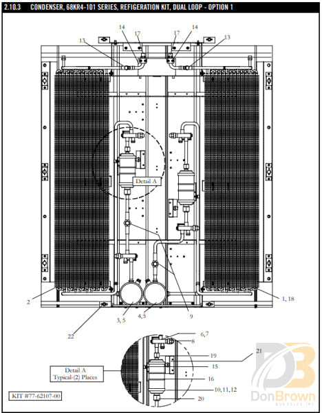 MCC Filter Drier, 3/4 X 5/8 Ors 14-00320-00