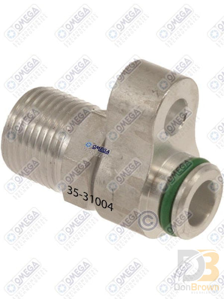Omega Fitting 10S Compressor Suction Pad X Mor w O-rings 35-31004