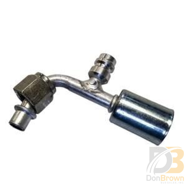 Fitting 90Ã‚Â° 1/2 Fo X #8 Hose W/high Side Access Beadlock 313480 Air Conditioning
