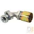 Fitting 90Ã‚Â° #16 Bock Flange Connection X #24 Hose Re-Usable 313633 Air Conditioning