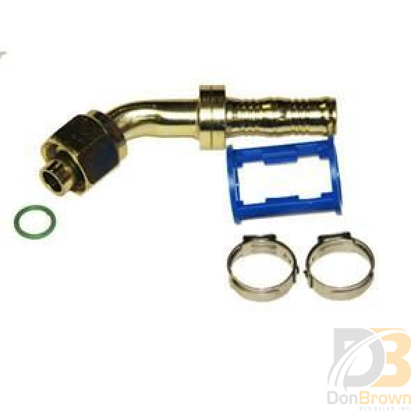 Fitting Clip-Lok 45Ã‚Â° 1/2 Fo X #10 Hose Burgaflex 313527 Air Conditioning