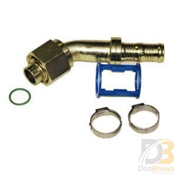 Fitting Clip-Lok 45Ã‚Â° 3/4 Fo X #12 Hose Burgaflex 313524 Air Conditioning