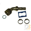 Fitting Clip-Lok 45Ã‚Â° 5/8 Fo X #10 Hose Burgaflex 313544 Air Conditioning