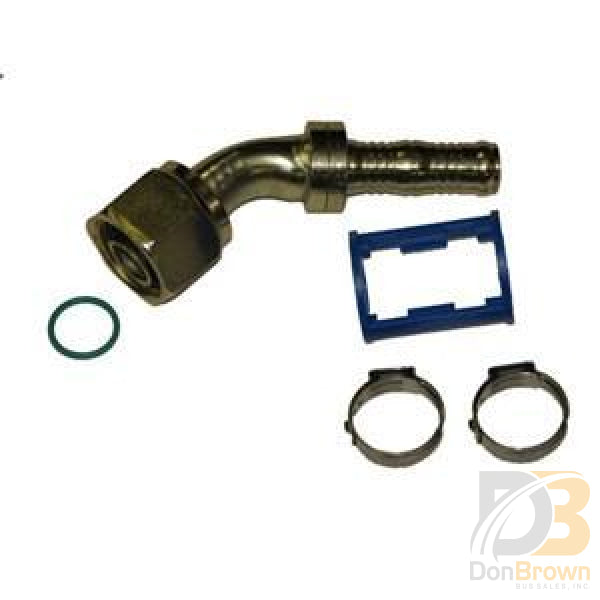 Fitting Clip-Lok 45Ã‚Â° 5/8 Fo X #10 Hose Burgaflex 313544 Air Conditioning