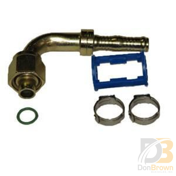 Fitting Clip-Lok 90Ã‚Â° 1/2 Fo X #8 Hose Burgaflex 313511 Air Conditioning