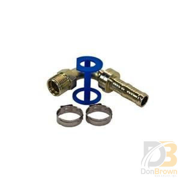 Fitting Clip-Lok 90Ã‚Â° 1/2 Mio X #10 Hose Burgaflex 313549 Air Conditioning