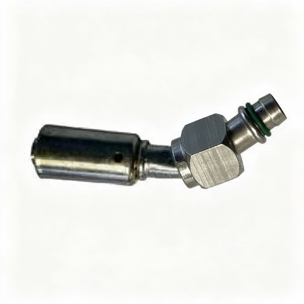 Fitting Crimp 45Ã‚Â° 1/2 Fo X #8 Hose Burgaflex 313677 Air Conditioning
