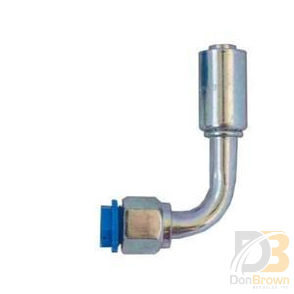 Fitting Crimp 90Ã‚Â° 1/2 Fo X #10 Hose Burgaflex 313675 Air Conditioning