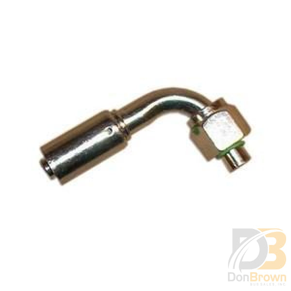 Fitting Crimp 90Ã‚Â° 1/2 Fo X #8 Hose Burgaflex 313650 Air Conditioning