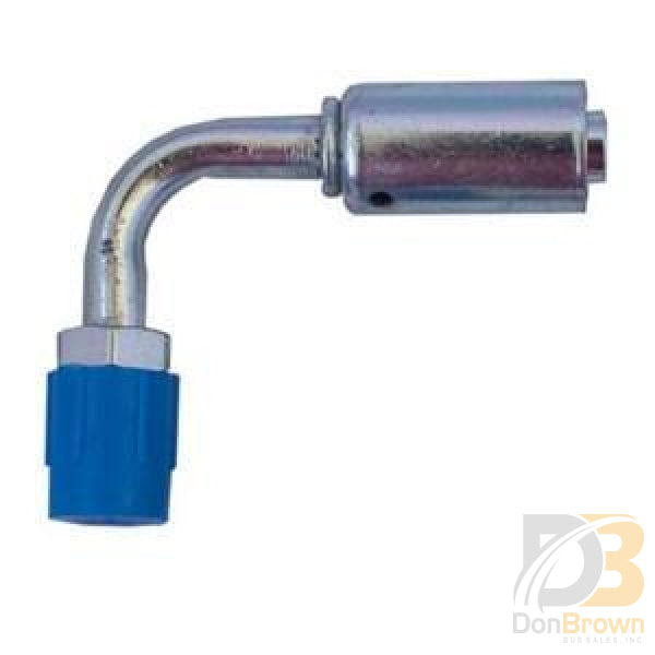 Fitting Crimp 90Ã‚Â° 3/8 Mo X #8 Hose Bregaflex 313679 Air Conditioning