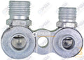 Omega Fitting Block Vert GM Compressor 8x10 Mio 5/8x3/4 Pilots 35-12310