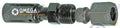 Omega Fitting Compressor Straight 1/2in Tube x #8 BL RB Stl 35-R2902-STL
