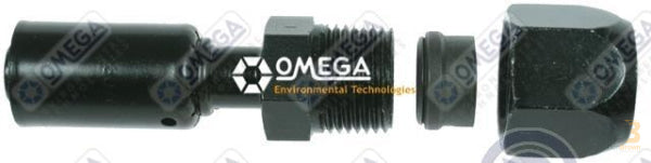 Omega Fitting Compressor Straight 5/8in Tube x #10 BL RB Stl 35-R2903-STL